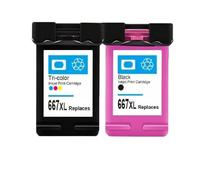 MCUXMVUMI Cartouche à Encre rééautant Compatible Compatible avec 667 667xl Compatible avec l'avantage de l'encre de Bureau 1275 2374 2375 2376 2775 2776 Imprimante(1Pcs Color)