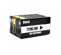 MCUXMVUMI Cartouche à Encre remanufacturée 711 711 XL Compatible avec 711 Compatible avec Les modèles d'imprimantes T120 T120 T120 CZ133A CZ130Z CZ131A CZ132A(One Set)