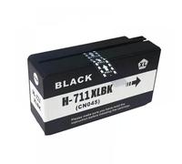 MCUXMVUMI Cartouche à Encre remanufacturée 711 711 XL Compatible avec 711 Compatible avec Les modèles d'imprimantes T120 T120 T120 CZ133A CZ130Z CZ131A CZ132A(Black)