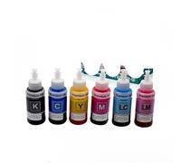 MCUXMVUMI Encre de Recharge Compatible Compatible avec Les modèles T664 T672 T673 T674 Compatible avec Les imprimantes L800 L805 L810 L850 L1800 L351 L350 L551(BCYM LC LM x 1)