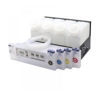 MCUXMVUMI Imprimante Eco Solvent Compatible avec JV33 JV5 JV3 TS3 avec Un système d'encre en Vrac Roland Mimaki Compatible (4 Cartouches 220 ML Plus 4 Bouteilles)(1set)