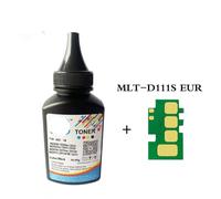 MCUXMVUMI Powder de Toner MLT-D111S Compatible avec Puce Compatible avec SL-M2020 M2020W M2022 M2023 M2022W M2026 M2070 M2070W M2070F M2071 M2074FW M2077 1K 1K(EUR Chip and Powder)