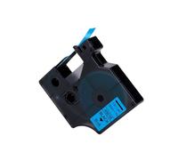 MCUXMVUMI Rassette d'étiquette Noir sur Blanc 12 mm Compatible avec D1 45013 45018 CARTRIDE D'ÉBEAL Compatible avec LABELAGE Le LABELAGER 160 280 ColorPop Label Maker(Black on Blue)