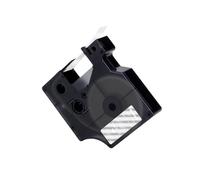 MCUXMVUMI Rassette d'étiquette Noir sur Blanc 12 mm Compatible avec D1 45013 45018 CARTRIDE D'ÉBEAL Compatible avec LABELAGE Le LABELAGER 160 280 ColorPop Label Maker(White on Clear)