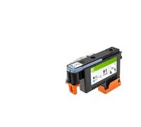 MCUXMVUMI Tête d'impression 91 C9460A C9461A C9462A C9463A Compatible avec Designjet Z6100 4 Couleurs Disponibles(1PC - MK and C)