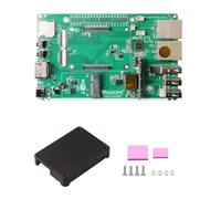 Mcuzone Carte d'extension pour Raspberry Pi CM5 WiFi 7 Dual Gigabit Ethernet 2.5G PoE USB 3.0 avec boîtier