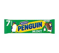 McVitie’s Penguin Mint - Pack de 7 Barres - Biscuits au Chocolat Fourrés à la Menthe - 172g