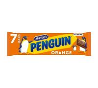 McVitie’s Penguin Orange - Pack de 7 Barres - Biscuits Chocolatés à l’Orange - 174g