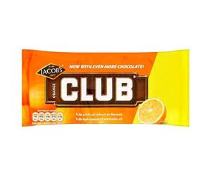 Mcvitie's - Biscuits chocolatés à l'orange Orange Club - lot de 12 biscuits de 22 g