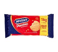 McVities Digestives Lot de 2 paquets de 500 g 1 kg