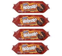 McVitie's Hobnobs Lot de 4 biscuits au chocolat noir The Oaty One 262 g NAEM