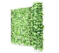 Ecran D'intimité Pour Balcon N77, Écran D'intimité Brise-Vent Clôture 500x100cm Feuille Clair Vert