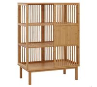 MCW Étagère sur pied en bambou MCW-N81 115x80x45 cm