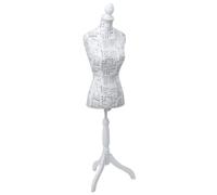 MCW Mannequin de couture T220 en mousse blanche avec croquis