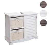 MCW Meuble sous-vasque MCW-H20 60x65x31cm ~ shabby blanc