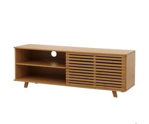 MCW Meuble TV en bambou MCW-N80 50x140x40 cm