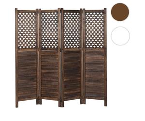 MCW Paravent MCW-A84 ornaments 170 x 161 cm brun