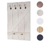 MCW Porte tasses MCW-D13, étagère suspendue pour tasses 91x60cm ~ blanc shabby