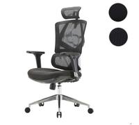 SIHOO chaise de bureau ergonomique soutien lombaire rembourré noir