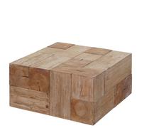 MCW Table basse de salon MCW-A15 bois de sapin rustique massif 30x60x60cm