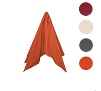 Mendler – Toile de remplacement pour parasol Florida – 3 x 4 m, polyester 6 kg – terre cuite orange
