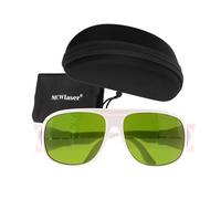 MCWlaser 1064nm Lunettes de Protection Sécurité Laser CE OD5+ 355nm Laser Safety Goggle Glasses Pour nettoyage laser Soudage Marquage UV Diode,ND:YAG Laser Absorption Type EP-8 Style 1