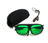 MCWlaser Lunettes de Protection Laser 190-470 et 610-760 nm Typique pour 355nm 405nm 447nm 450nm 406nm 460nm 635nm 650nm 655nm 671nm 694nm 750nm 755nm Type d'absorption EP-13 Style 11