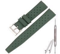 MCXGL Bracelet de montre en silicone tropical, 18 mm, 20 mm, 22 mm, résistant à l'abrasion, pour homme et femme, sport, étanche, en silicone tropical, One Size, Silicone, Pas de pierre précieuse