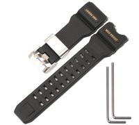 MCXGL Bracelet de rechange en caoutchouc de qualité série pour montre GWG-1000GB GWG1000 - Noir
