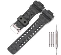 MCXGL Bracelet de rechange en résine compatible avec Casio GA-100 GA-110 GD-120 GLS-100 G-8900, 16mm, Résine