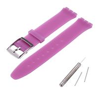 MCXGL Bracelet de rechange en silicone ultra fin pour femme - Compatible avec la série Swatch Skin (16 mm), 16mm