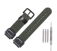 MCXGL Bracelet en nylon de 18 mm compatible avec Casio pour hommes AE1200WH AE-1000 SGW-300H/400 W-735 PRG270 - Bracelet de rechange en cuir pour montre, 18mm, Militaire