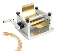 MCXSOGDAP Machine à cintrer Les tôles Manuelle, cintreuse de précision pour tôles de 60 mm de Largeur, Rouleaux réglables, idéale pour Les maquettes de Bateaux et de Trains.