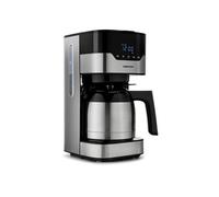 MEDION MD 18458 - Cafetière filtre programmable avec carafe isotherme - 900 Watt - 1,2 Litres - Argent