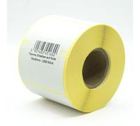 MD Labels Étiquettes thermiques blanches sur rouleau 70 × 40 mm - Lot de 1000 étiquettes adhésives permanentes pour codes-barres, expédition et entrepôt, étiquettes autocollantes pour imprimante