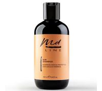 md LINE Douche Solaire Cheveux et Corps Après Soleil Mer et Piscine Maintient Tons Et Bronzage - Formule Naturelle Douce Hydratante Shampooing Professionnel Sans Sulfates ni Paraben