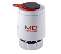 MD Technic Actionneur de chauffage au sol 230 V NC IP54 M30 x 1,5 | Thermoélectrique sans courant fermé de forme compacte