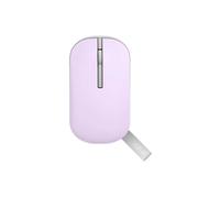 MD100 - Souris - droitiers et gauchers - optique - sans fil - 2.4 GHz, Bluetooth 5.0 LE - récepteur sans fil USB - brume de lilas
