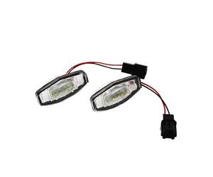 MDADEQ LED feux plaque d'immatriculation Pour Civic Pour Accord MR-V/Pilot Pour Odyssey City MK4 Pour Acura MDX RI TI TS EnsembleÉclairage Plaque Immatriculation LED Éclairage