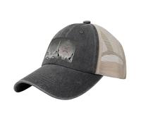 MDATT Casquette de baseball classique vintage avec boucle réglable Motif Tour Eiffel Paris, Noir , Taille unique