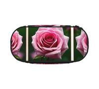 MDATT Dew Rose - 1 grande trousse à crayons souple avec fermeture éclair - Trousse portable pour adulte, Noir , Taille unique, Organiseur de sac