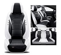 MDATT Ensemble complet de housses de siège de voiture pour Dacia Jogger Extreme/Logan MCV/Duster Nova - Accessoires intérieurs imperméables, respirants et antidérapants - Noir et blanc