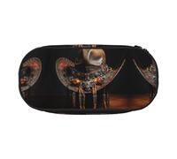 MDATT Grande trousse à crayons American West Rodeo Hat souple avec fermeture éclair, trousse portable pour adultes, Noir , Taille unique, Organiseur de sac