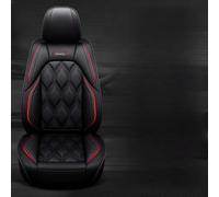 MDATT Housses de siège de voiture pour Nissan Qashqai +2 2008-2013 avant et arrière en cuir PU, noir