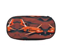 MDATT Mars Planet 1 grande trousse à crayons souple avec fermeture éclair, trousse portable pour adulte, Noir , Taille unique, Organiseur de sac