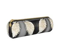 MDATT Trousse à crayons et stylos à plumes d'ange multifonction pour étudiants du lycée, blanc, Taille unique, Organiseur de sac