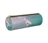 MDATT Trousse à crayons et stylos de surf sur la plage, pochette multifonction pour étudiants du lycée, blanc, Taille unique, Organiseur de sac