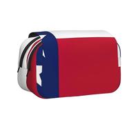 MDATT Trousse à crayons pour adultes, motif drapeau de l'État du Texas, étui de transport durable, Noir , Taille unique, Organiseur de sac