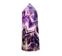 MDBJTCYZN 1pcs 300-400g Large Crystal Amethyst Pyramid of Stone for Home Decor Stone DIY Gift