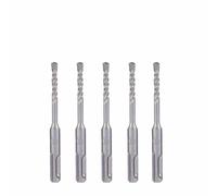 MDBJTCYZN 5Pcs 4mm 5mm 6mm Hammer SDS Plus Drill Bits Set 110mm Concrete Wall Brick Block Masonry Hole Saw Drilling 016(7x110mm 5pcs)